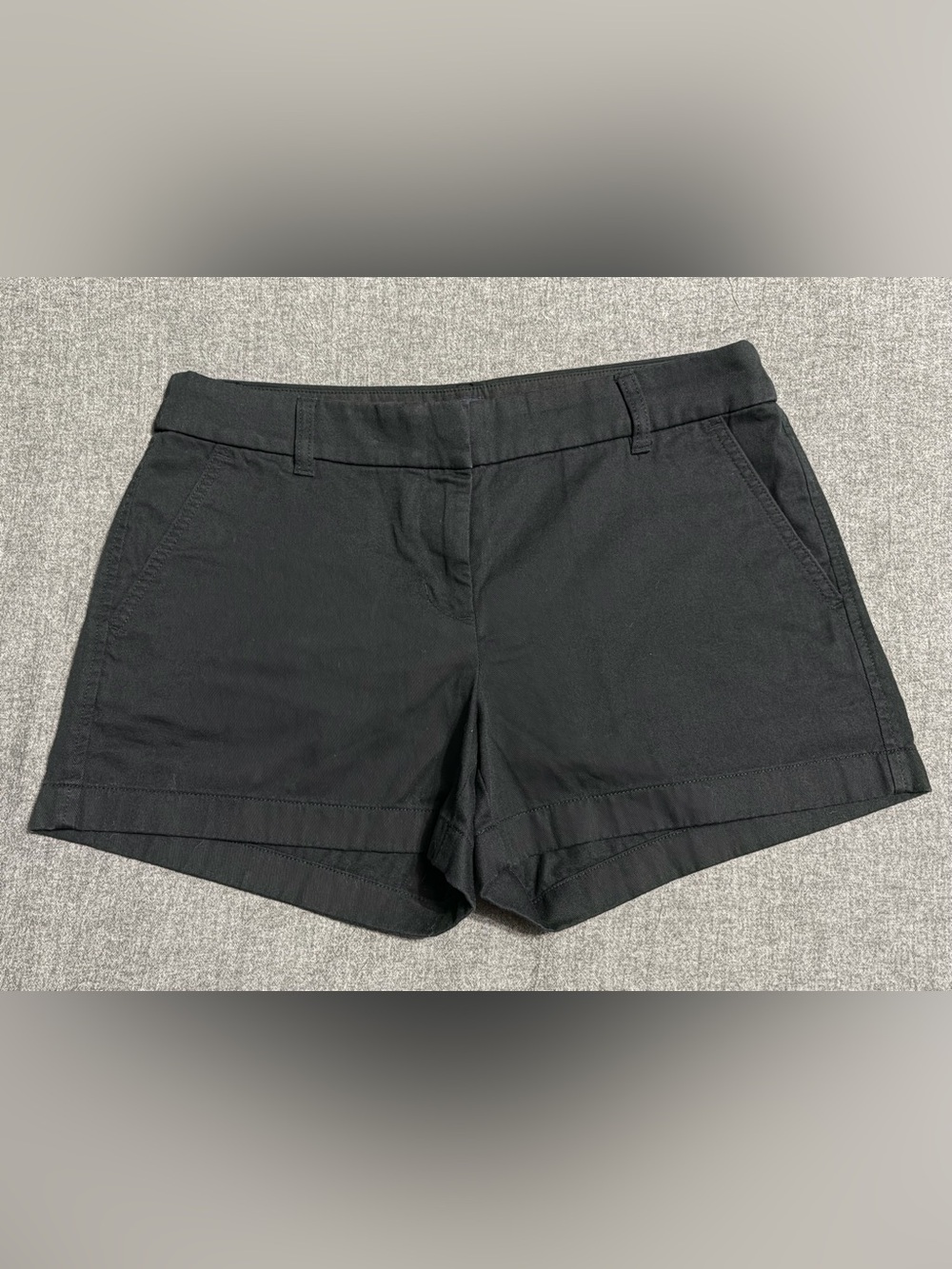 J. Crew Black Cotton Shorts